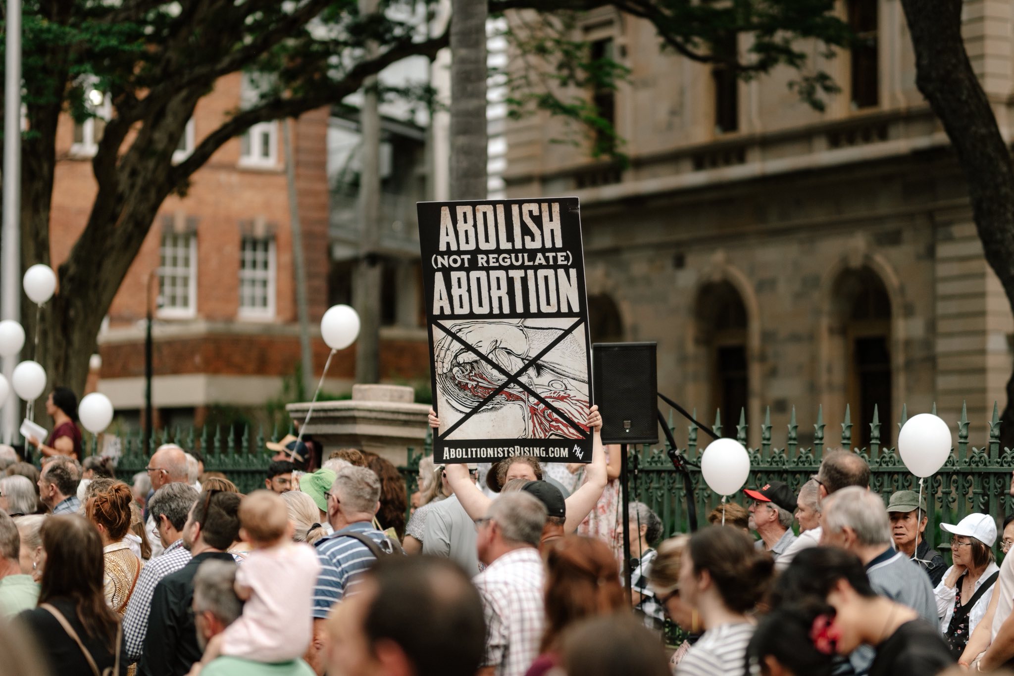 Brisbane crowd at an AFC rally